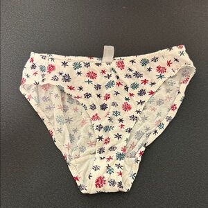 Snowflake Patterned Women's Panties 90’s